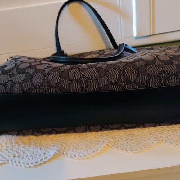 Coach Canvas Leather Shoulder Bag Kelsey Handbag - Picture 6 of 11